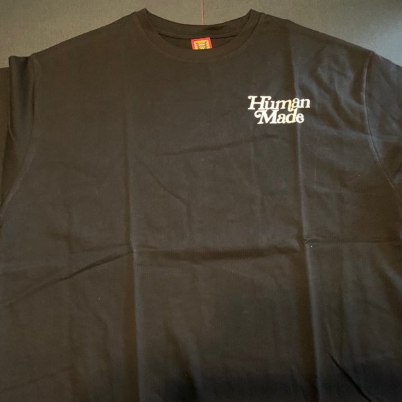 HUMAN MADE Girls Don'T Cry T-Shirt Tee Black White Size M Brand New - Picture 7 of 11